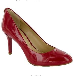 Michael Kors red work savvy pumps